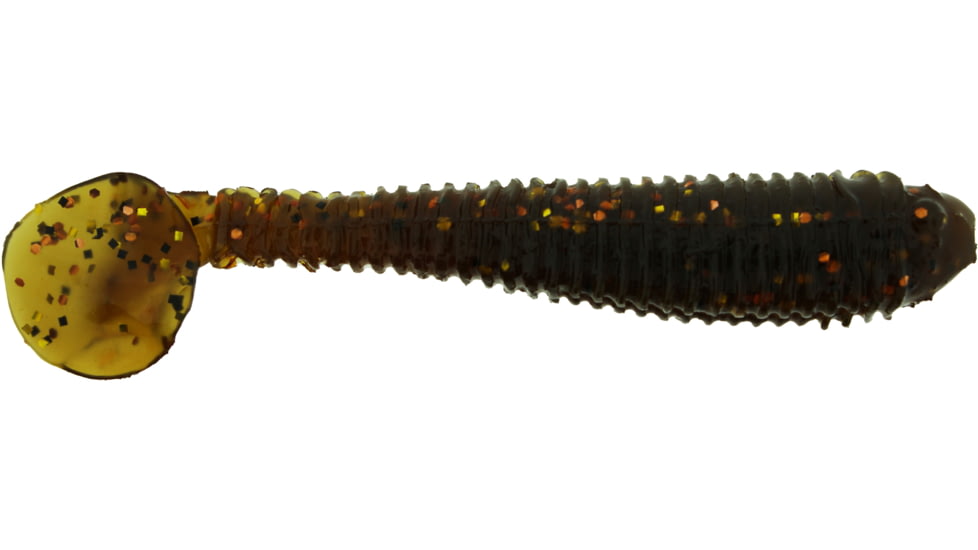 Bass Assassin Walleye Assassin Litl Boss, 3.5in, 6 per Pack, Golden Bream, 3.5, WBS31425