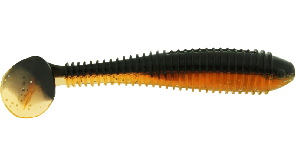 Bass Assassin Walleye Assassin Litl Boss, 3.5in, 6 per Pack, Halloween, 3.5, WBS31550
