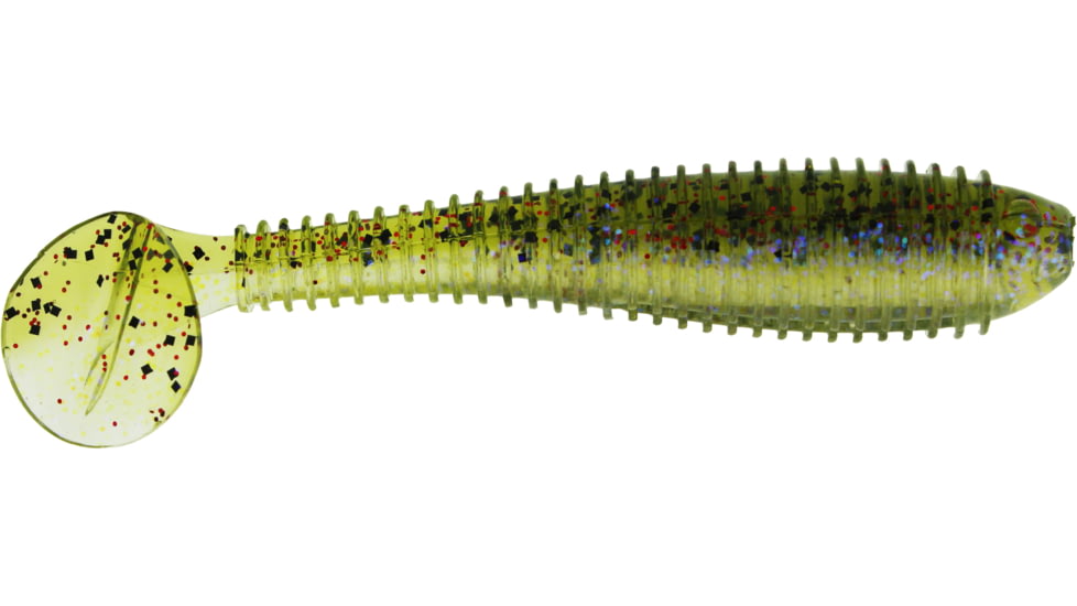 Bass Assassin Walleye Assassin Litl Boss, 3.5in, 6 per Pack, Hammertime, 3.5, WBS31489