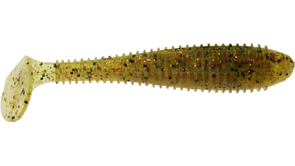 Bass Assassin Walleye Assassin Litl Boss, 3.5in, 6 per Pack, Houdini, 3.5, WBS31466