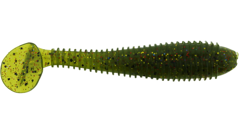 Bass Assassin Walleye Assassin Litl Boss, 3.5in, 6 per Pack, Lane's Toad, 3.5, WBS31558