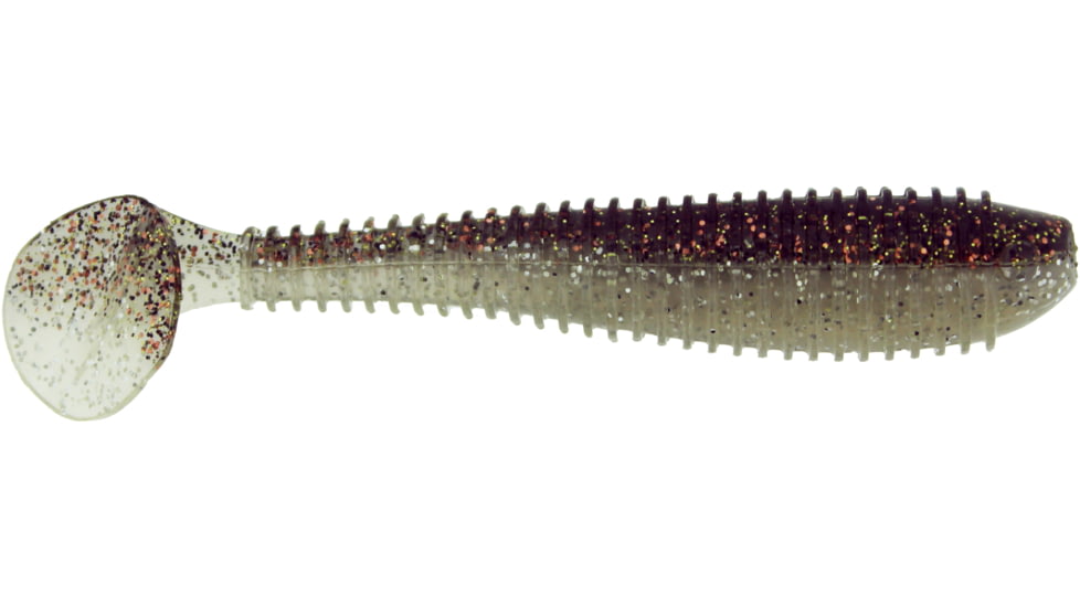 Bass Assassin Walleye Assassin Litl Boss, 3.5in, 6 per Pack, Mama's 14K, 3.5, WBS31312