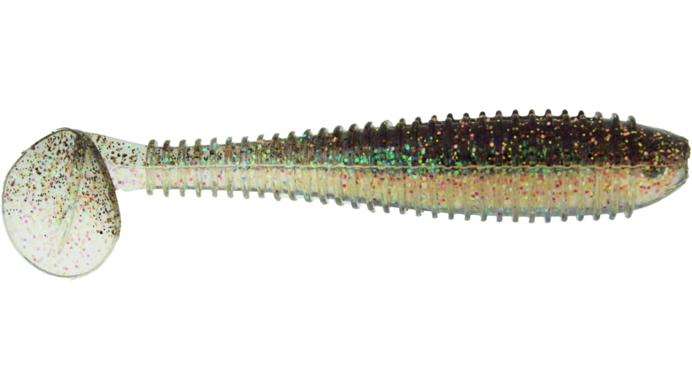Bass Assassin Walleye Assassin Litl Boss, 3.5in, 6 per Pack, Northern Minnow, 3.5, WBS31580
