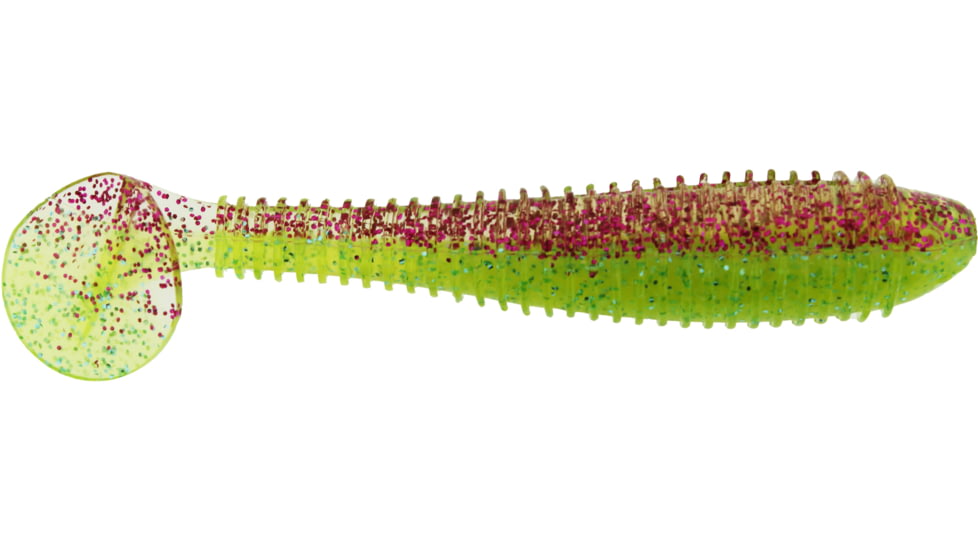 Bass Assassin Walleye Assassin Litl Boss, 3.5in, 6 per Pack, Pimp Daddy, 3.5, WBS31569