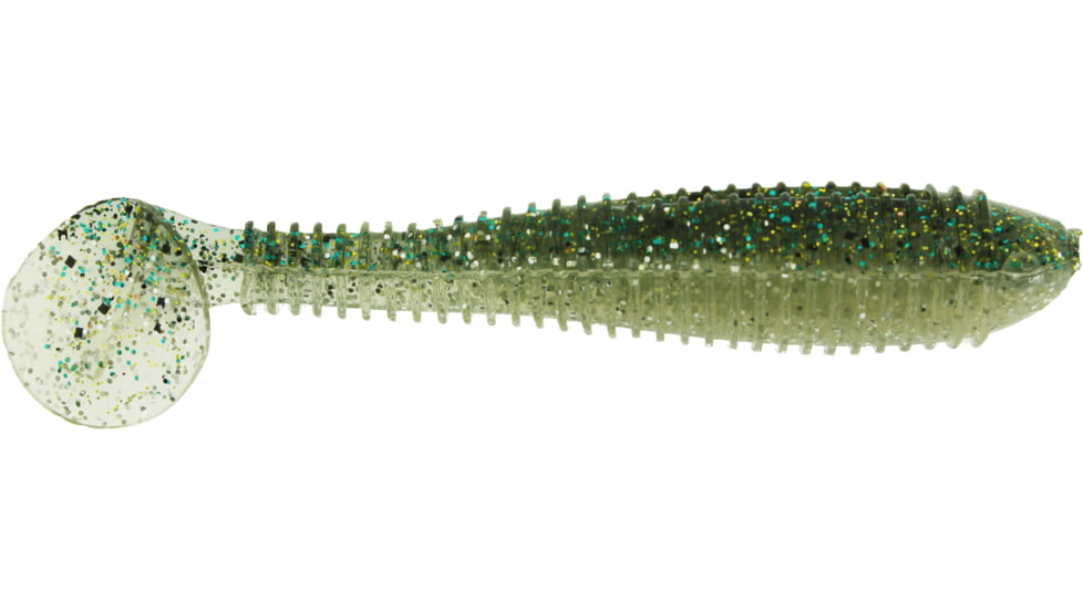 Bass Assassin Walleye Assassin Litl Boss, 3.5in, 6 per Pack, Silver Flash Minnow, 3.5, WBS31423