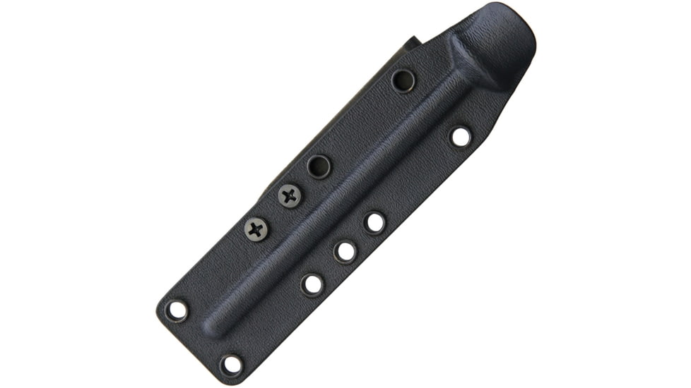 Bastinelli Creations Ice Scream Ice Pick Knife, 8.63in Overall, 4.25in Blade, Black Aluminum Handle, Hdl420 Steel Pick, Sheath, ICE SCREAM BLACK