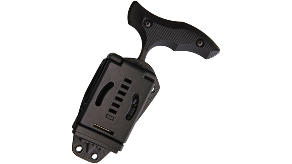 Bastinelli Creations MANAIA Push Dagger Knives - Push Dagger, 6.25in Overall, 3.5in Black SW N690 SS Blade, Black G10 Handle, Jared Wihongi Collaboration, Black Kydex Sheath, Black, MANAIA 3D BLACK