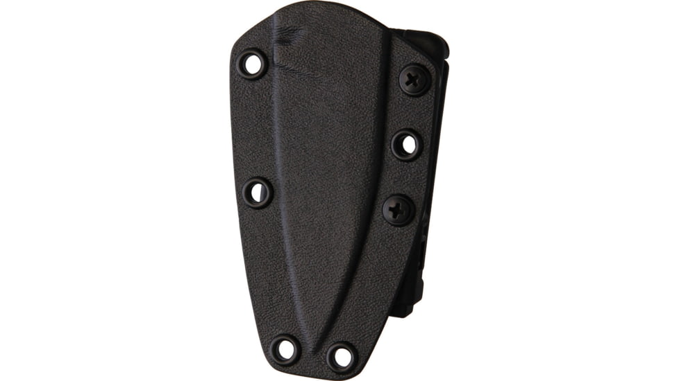 Bastinelli Creations MANAIA Push Dagger Knives - Push Dagger, 6.25in Overall, 3.5in Black SW N690 SS Blade, Black G10 Handle, Jared Wihongi Collaboration, Black Kydex Sheath, Black, MANAIA 3D BLACK