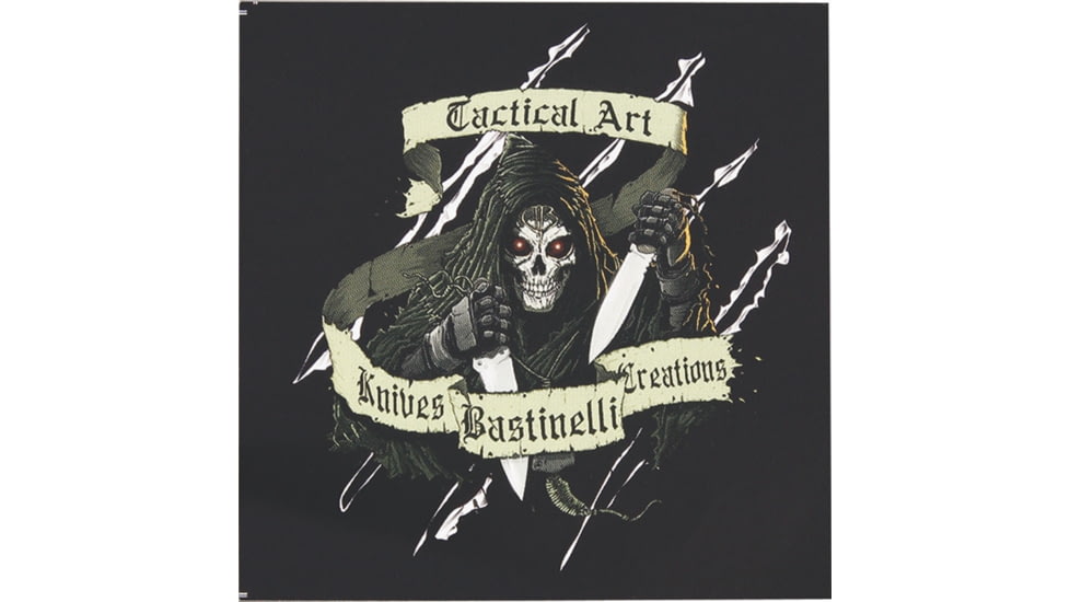 Bastinelli Creations Reaper Sticker, 2.88in X 2.88in, Color Reaper Artwork, BASTINELLI REAPER STICKER