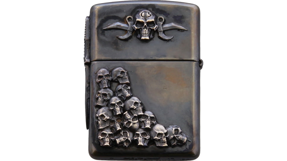 Bastinelli Creations Skulls Zippo Lighter Double
