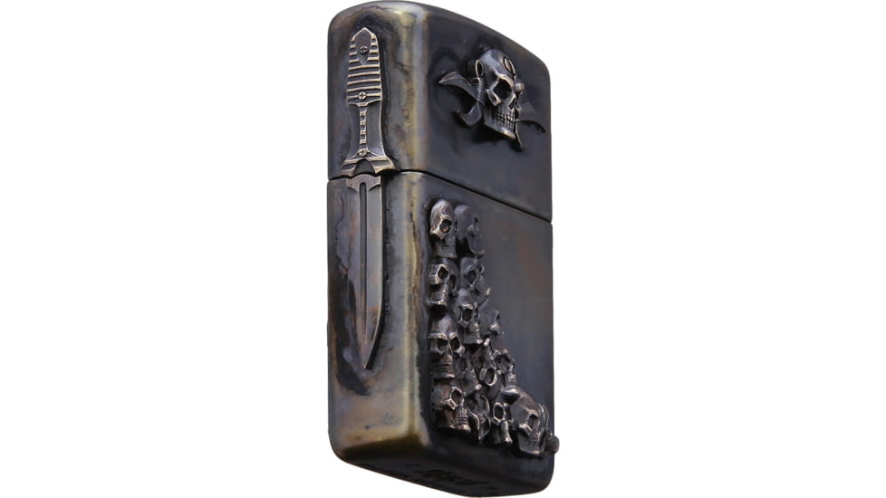 Bastinelli Creations Skulls Zippo Lighter Double