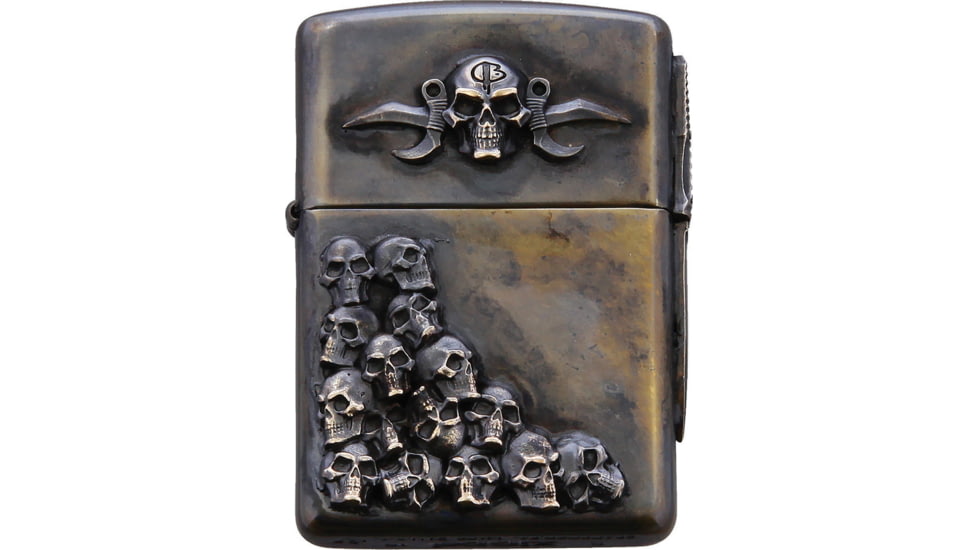 Bastinelli Creations Skulls Zippo Lighter Double