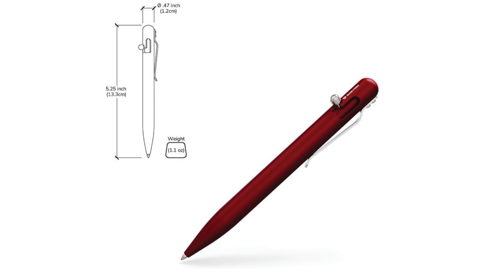 Bastion Bolt Action Pen Aluminum Red