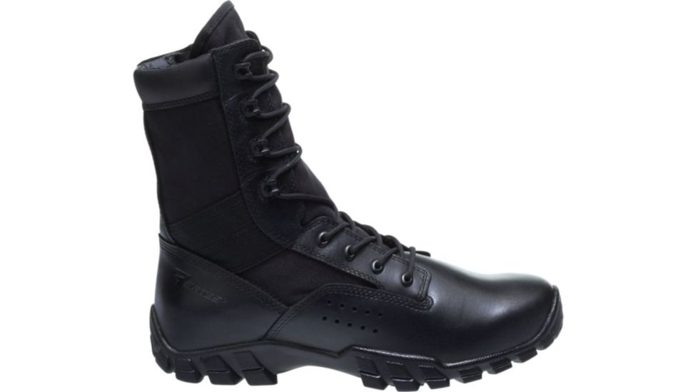 Bates Footwear Cobra 8 in Side Zip Hot Weather Jungle Mens Boots, Black, 07.5 M E22681-07.5 M