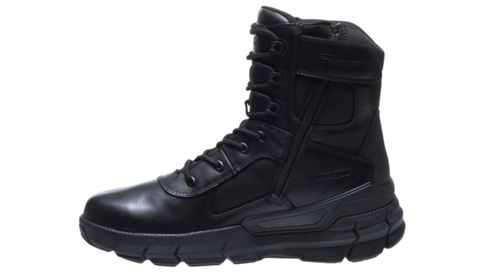 Bates Footwear Rage Waterproof Side Zip Mens Boots, Black, 07.5 EW E07110-07.5 EW