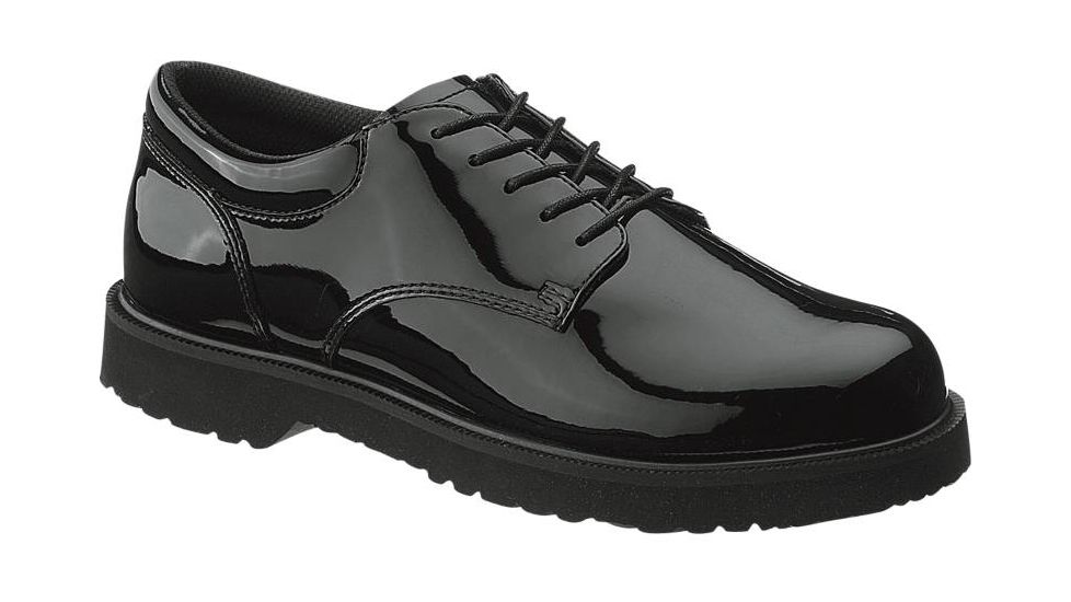 Bates Footwear Men's High Gloss Duty Oxford, Black, M 10.5 098681653752