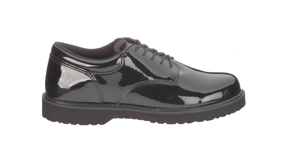 Bates Footwear Men's High Gloss Duty Oxford, Black, M 10.5 098681653752
