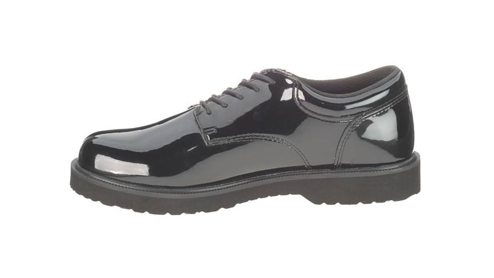 Bates Footwear Men's High Gloss Duty Oxford, Black, M 10.5 098681653752