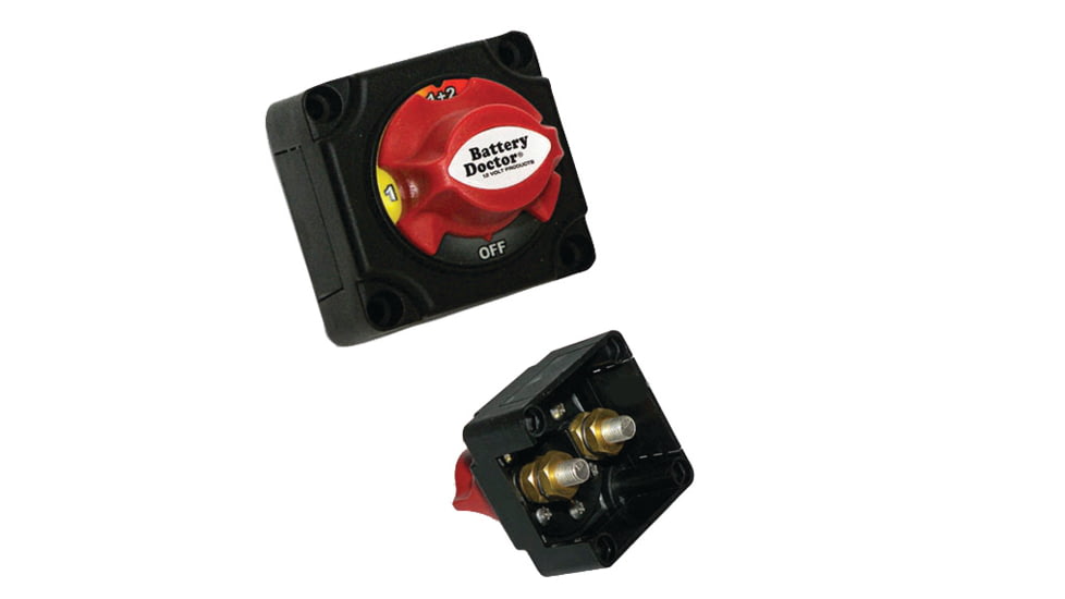 Battery Doctor Mini Master Battery Disconnect Switch Dual 4 Position, 20393