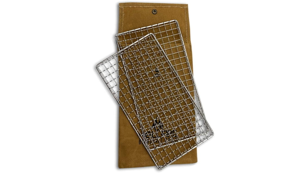 Battlbox.Com HellFire Bushcraft Stainless Steel Grill Set, SV293828