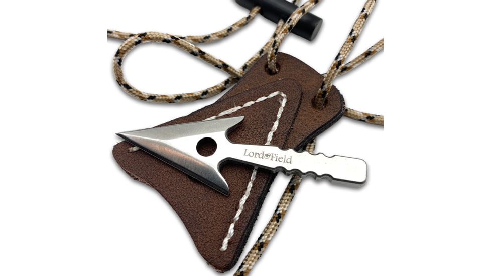 Battlbox.Com Lord &amp; Field Bushcraft Arrowhead Necklace, SV293861