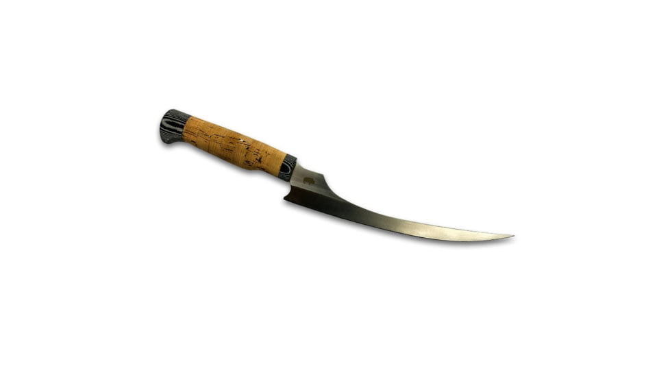 Battlbox.Com Lord &amp; Field Poseidon Professional Filet Knife - 440C Stainless Steel 9" Blade, Cork and Micarta Handle, SV293887