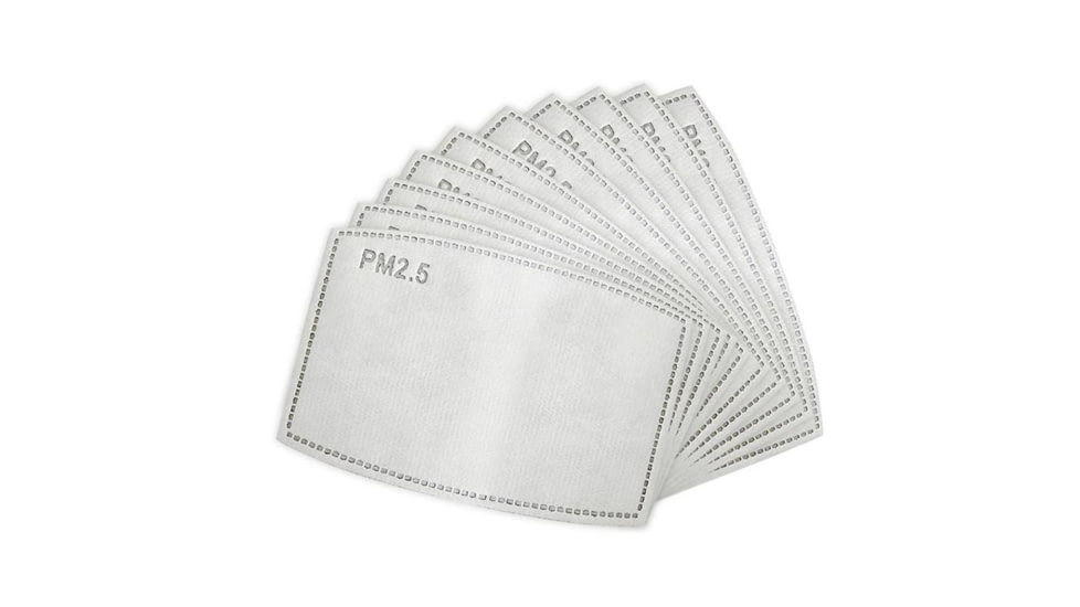 BattlBox Mask Replacement Filters, 10 per Pack, White, One Size, SV294450