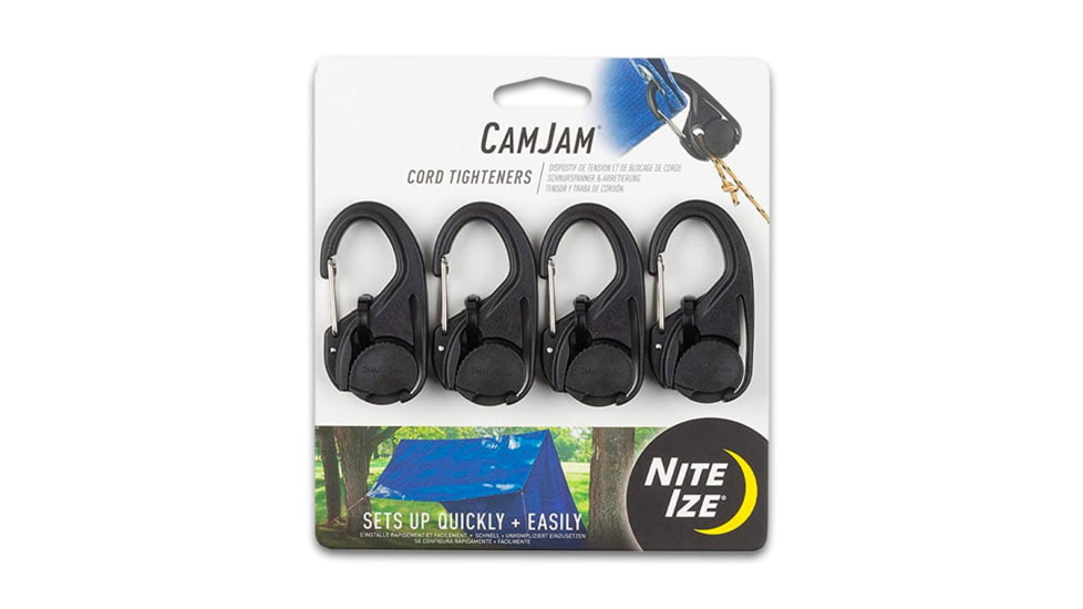 Battlbox.Com Nite Ize CamJam Tightener/Tie Down Mechanism 4-Pack, NCJ-01-4R3