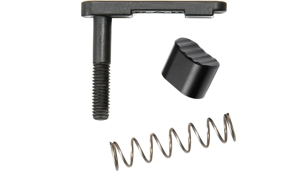 Battle Arms Development AR Magazine Release Part Kit 2, Enhanced Catch, Enhanced Modular Release Large Finger Pad, Black, BAD-MRK-PK2