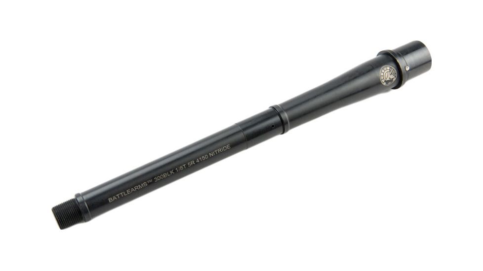 Battle Arms Development BATTLEARMS Barrel, .300 BLK, Carbine Gas, 4150CM Steel, 5R Rifling, QPQ Nitride, 16 inch, Black Nitride