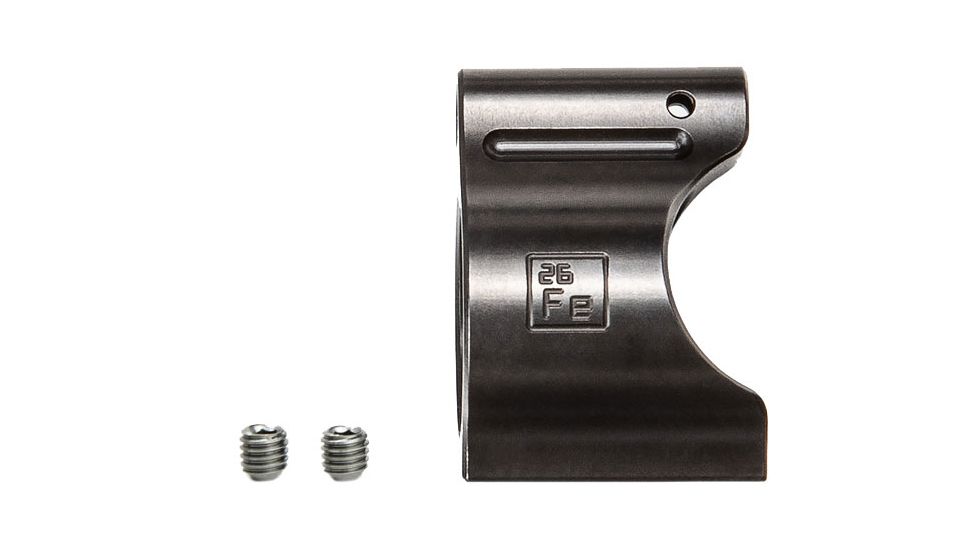 Battle Arms Development Gas Block, Light Weight, Low Profile, .750, 4140 Steel, Black Nitride, BAD-LGB-Fe-750-BN