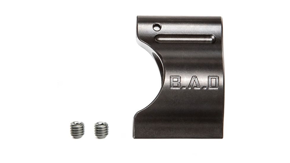 Battle Arms Development Gas Block, Light Weight, Low Profile, .750, 4140 Steel, Black Nitride, BAD-LGB-Fe-750-BN
