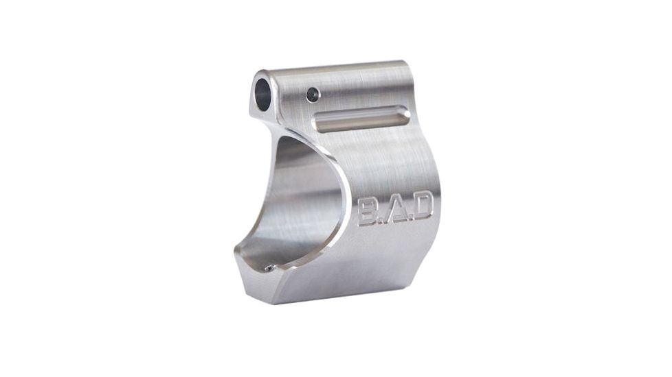 Battle Arms Development Lightweight .750 in Diameter Rifle Gas Block, Raw Titanium, Raw Titanium, BAD-LGB-Ti-750