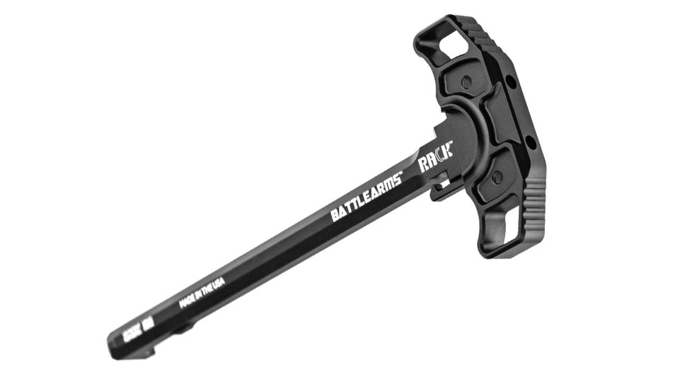 Battle Arms Development RACK AR15 Ambidextrous Charging Handle, Black, BAD-RACK-15
