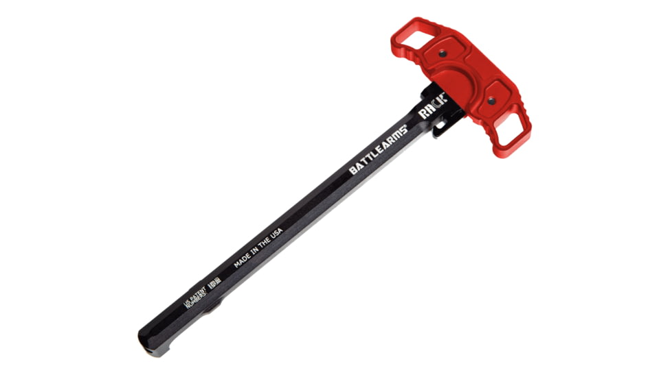 Battle Arms Development RACK AR15 Charging Handle, Red, BAD-RACK-15-RED
