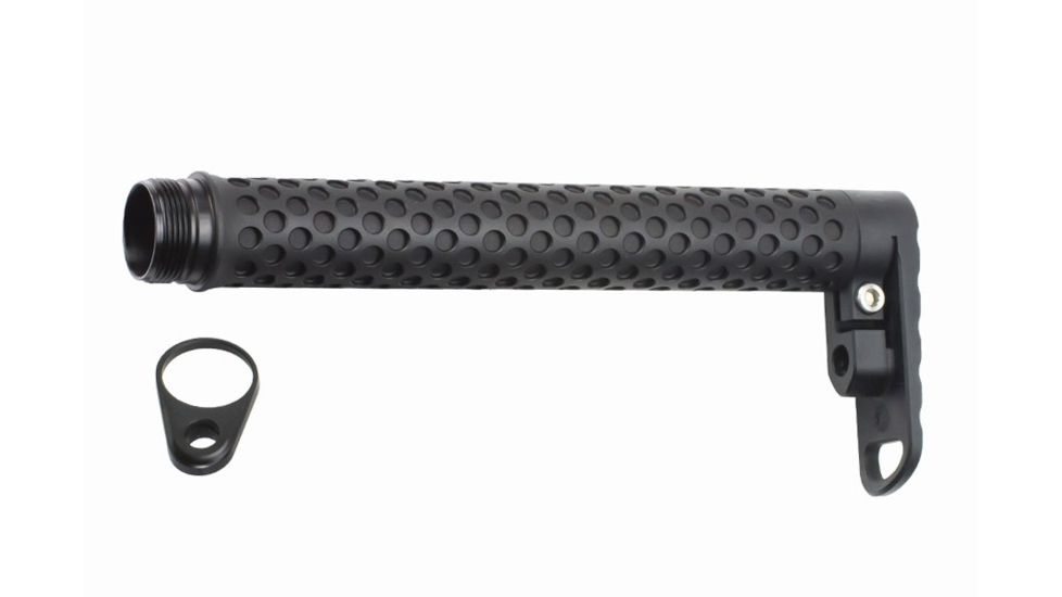 Battle Arms Development Rifle Length Lightweight Fixed ButtStock Combo / Qd End Plate, Black SABERTUBE-QD-R-B-COMBO