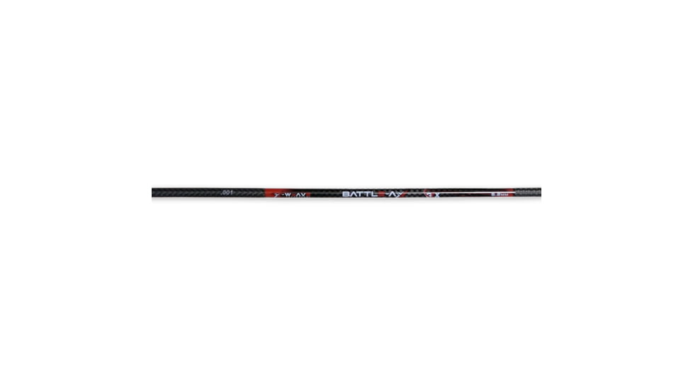 Heater Body Suit Battle-Ax 5.2mm Arrow Shafts, .001in, 350, Pack of 6, Black, BX52350