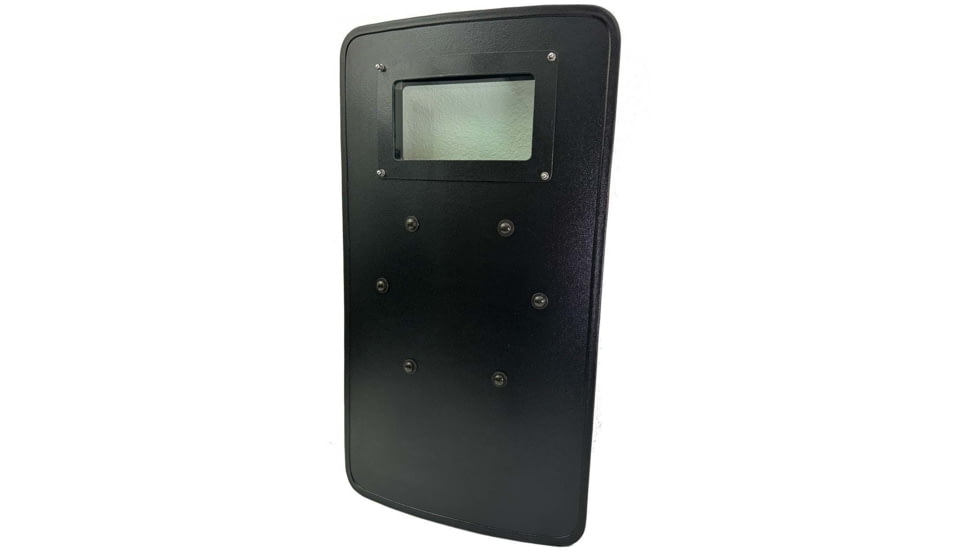 Battle Steel Ballistic Shield W/ Xl Viewport, Level III, 36x20, Black, BattleSteel-605-03