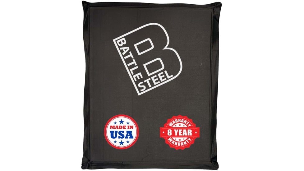 Battle Steel Flexible Ballistic Armor Panel - Level IIIA Square Cut, 10x12in, BS102012