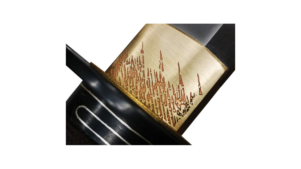 BattleBlades Senshi Erai Hito No Katana, 40.95in Overall, 27.9in Polished 1095HC Steel Blade, BB-SEHNK