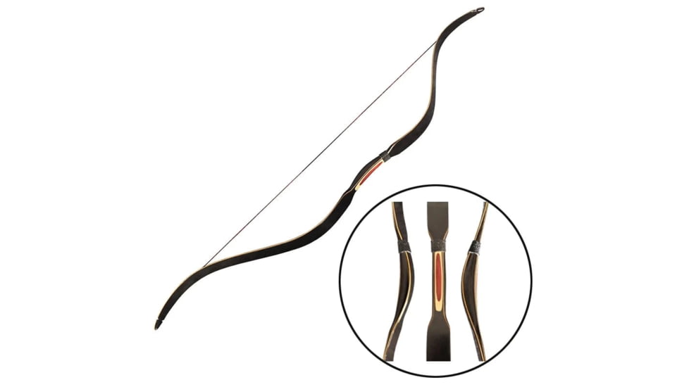Battling Blades 20-35Lbs Classic Laminated Traditional Bow - Recurve Bow 058F1528, 7621568659628