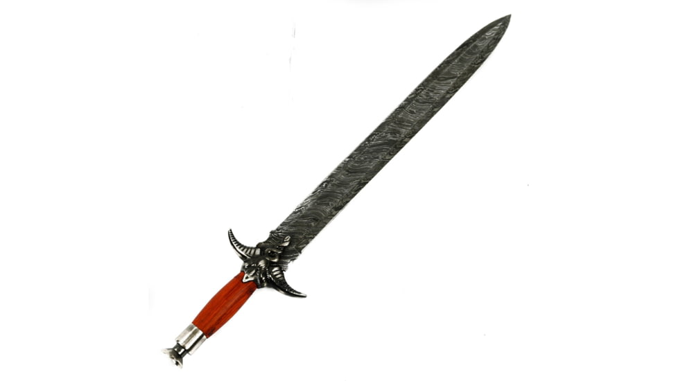 Battling Blades Bastard High Carbon Damascus Steel Sword, 24in, 365343408162