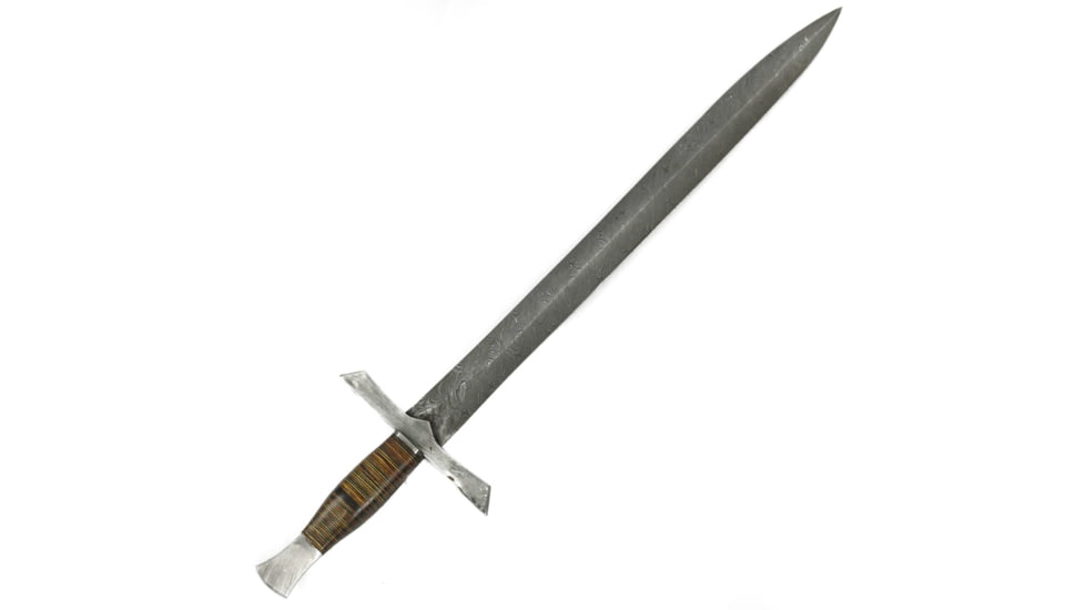Battling Blades Bastard Sword, High Carbon Damascus Steel, 29in, 11935025107