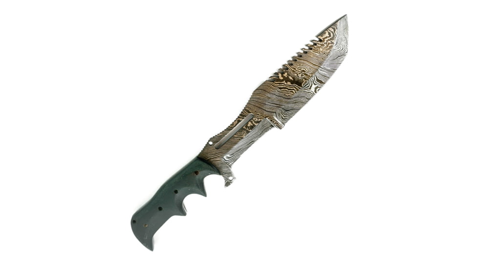 Battling Blades Bowie 1 Hunting Knife, High Carbon Damascus Steel, 555207983138