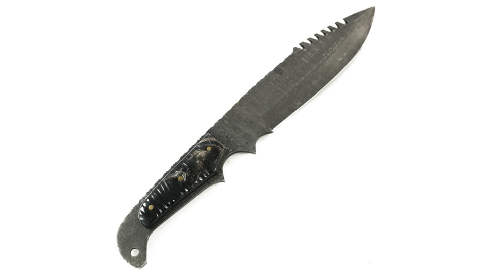 Battling Blades Bowie 2 Hunting Knife Sword, High Carbon Damascus Steel, 12061600467