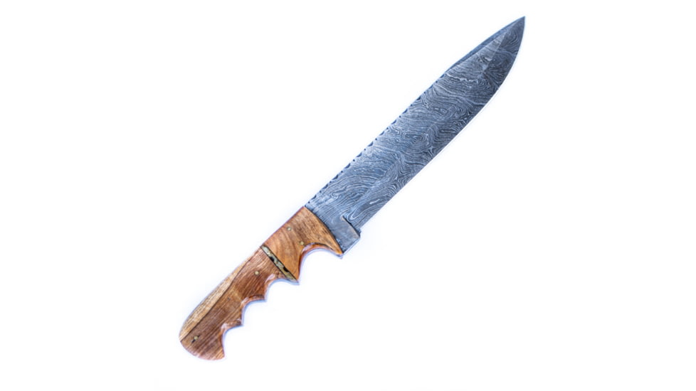 Battling Blades Bowie Woodsman High Carbon Damascus Steel Blade Knife, 14in, 5467016921250