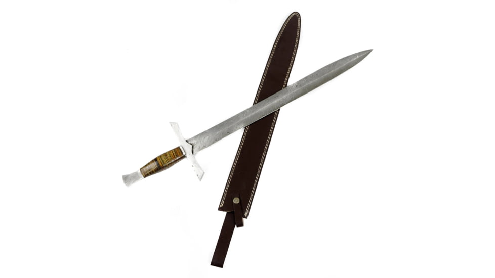 Battling Blades Claymore High Carbon Damascus Steel Sword, 29in, 546311667746