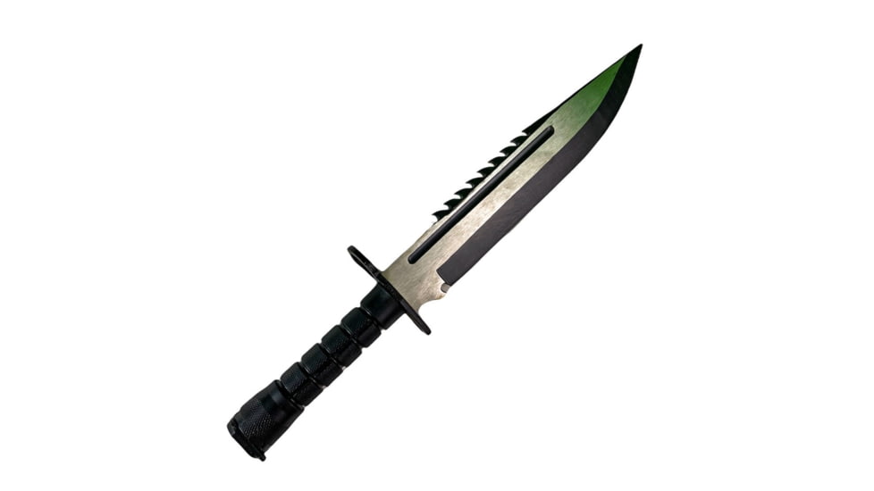 Battling Blades Copy Of Bowie High Carbon Damascus Steel Blade - Hunting Knife, 7077141315756