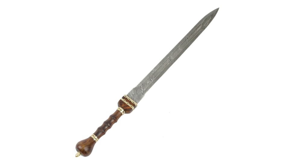 Battling Blades Gladiator Roman High Carbon Damascus Steel Sword, 28in, 11935131795