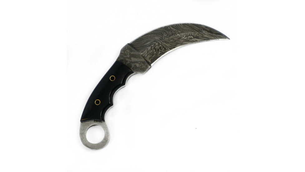 Battling Blades Karambit Handmade Knife, High Carbon Damascus Steel Blade, 373788803106